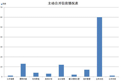 主动公开政府信息情况表